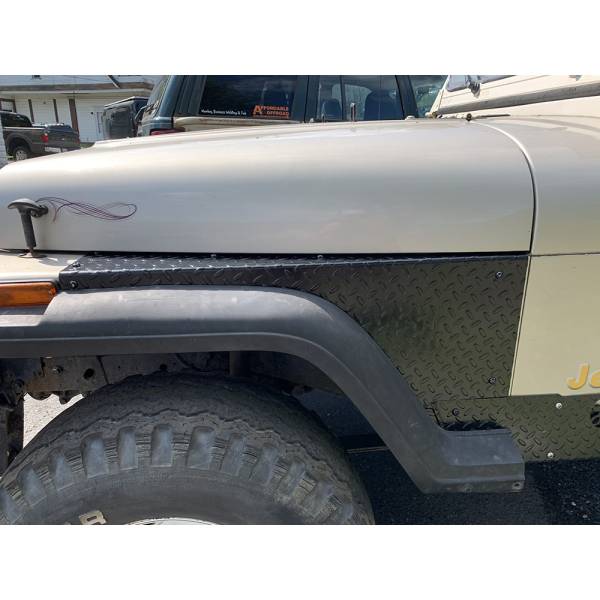 Affordable Offroad - Affordable Offroad Yjrustcoverfen Fender Rust Cover for Jeep Wrangler CJ