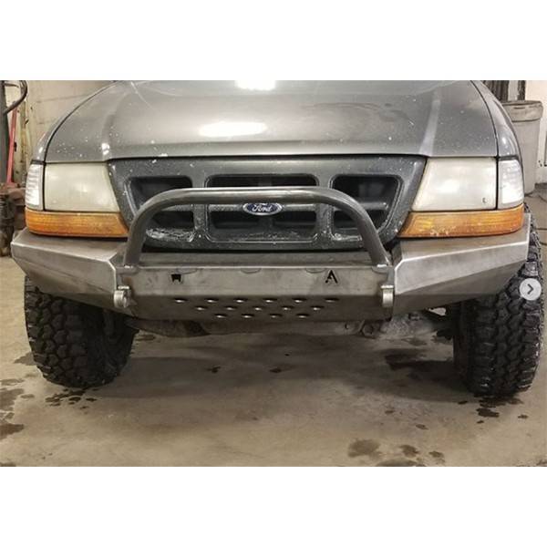 Affordable Offroad - Affordable Offroad Erangermod-1 Elite Modular Non-Winch Front Bumper with Bullbar for Ford Ranger 1993-2011