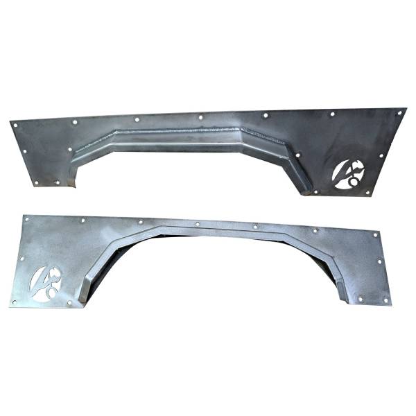 Affordable Offroad - Affordable Offroad xjflaresfront Front Fender Flares for Jeep Cherokee XJ 1984-2001 - Bare