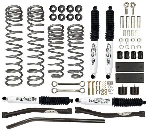 Tuff Country - Tuff Country 43205KN 3.5" Suspension Lift with new shocks for Jeep Gladiator 2020-2022