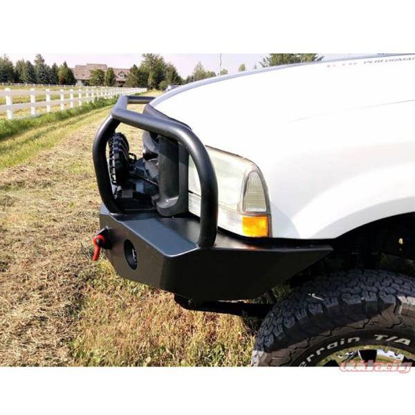 Expedition One - Expedition One FORDF250/350-FB-PC Front Bumper for Ford F-250/F-350 1999-2004 - Textured Black Powder Coat
