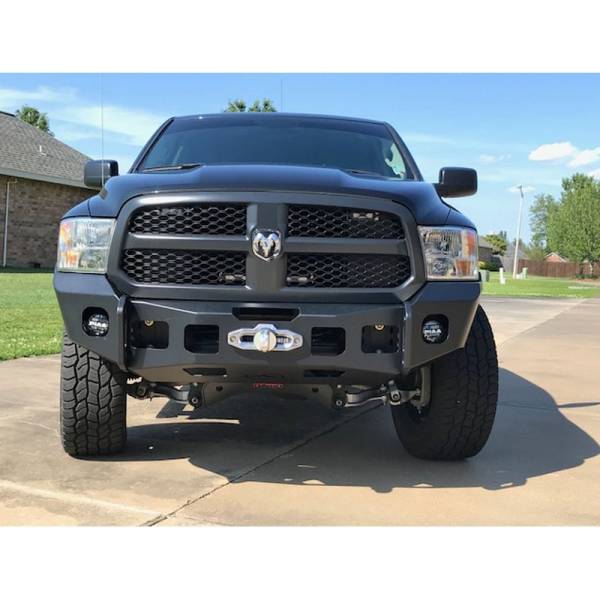 Expedition One - Expedition One RAM1500-13-18-ULTRA-FB-BARE Ultra Front Bumper for Dodge Ram 1500 2013-2018 - Bare Steel