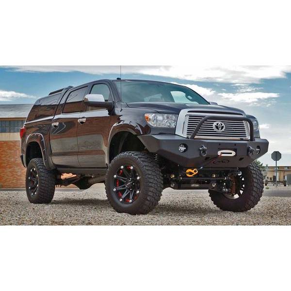 Expedition One - Expedition One TT07-13-FB-BARE RangeMax Front Bumper With Pre-Runner for Toyota Tundra 2007-2013 - Bare Steel