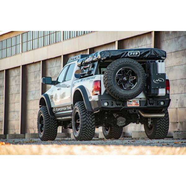 Expedition One - Expedition One RAM25/35-10-18-RB-DSTC-BARE RangeMax Rear Bumper with Dual Swing Out Tire Carrier System for Dodge Ram 2500/3500 2010-2018 - Bare Steel