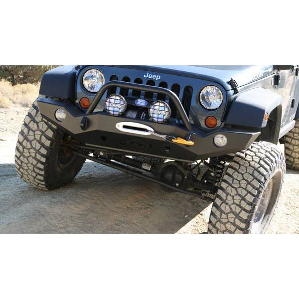 Expedition One - Expedition One JK-CTS-FB-BARE Classic Trail Series Front Bumper for Jeep Wrangler JK 2007-2018 - Bare Steel