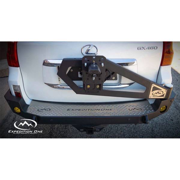 Expedition One - Expedition One LX-10+-RB-BARE Rear Bumper for Lexus GX 460 2010-2022 - Bare Steel