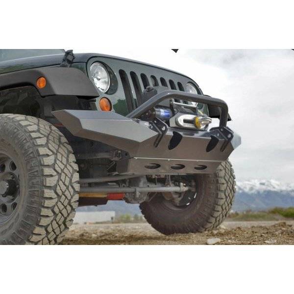 Expedition One - Expedition One MULE-FB-SKID-PC Mule Skid Plate for Jeep Wrangler JK 2007-2018 - Textured Black Powder Coat