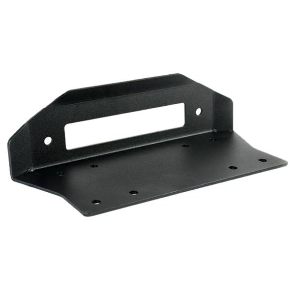 Expedition One - Expedition One MULE-FB-WM-PC Mule Winch Mount Bracket for Jeep Wrangler JK 2007-2018 - Textured Black Powder Coat
