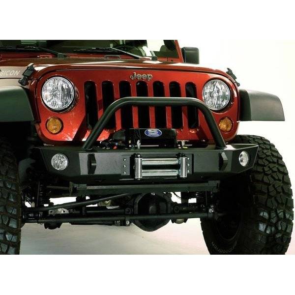 Expedition One - Expedition One JEEP-JKJLG-CS2-FB-PC Core Series 2 Front Bumper for Jeep 2007-2023 - Textured Black Powder Coat