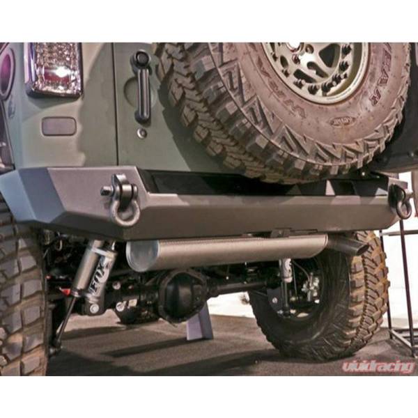 Expedition One - Expedition One JK-CCS-RB-PC Classic Core Series Rear Bumper for Jeep Wrangler JK 2007-2018 - Textured Black Powder Coat