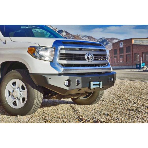 Expedition One - Expedition One TT14+-FB-PRH-BARE RangeMax Pre-Runner Hoop Front Bumper for Toyota Tundra 2014-2022 - Bare Steel