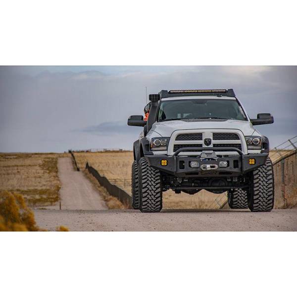 Expedition One - Expedition One RAM25/35ULTRFB-IS/DS-SF-BARE RangeMax Ultra HD Front Bumper for Dodge Ram 2500/3500 2010-2018 - Bare Steel