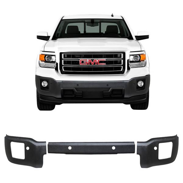 BumperShellz - BumperShellz BS0413 Front Bumper Covers and Overlays for GMC Sierra 1500 2014-2015 - Armor Coated