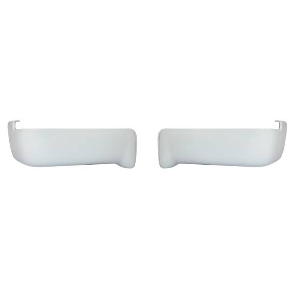 BumperShellz - BumperShellz BF1010 Rear Delete Truck Bumper Caps for Ford F-150 2009-2014 - Gloss White