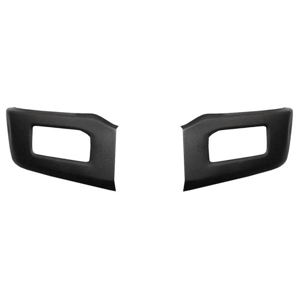 BumperShellz - BumperShellz EF0211 Front Bumper Covers for Ford F-150 2018-2020 - Textured Black TPO