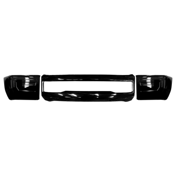 BumperShellz - BumperShellz DD0101 Front Bumper Covers and Overlays for Ford F-250/F-350 2017-2019 - Gloss Black