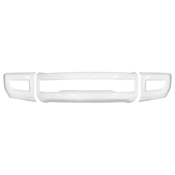 BumperShellz - BumperShellz DD0310 Front Bumper Covers and Overlays for Ford F-250/F-350 2017-2019 - Gloss White