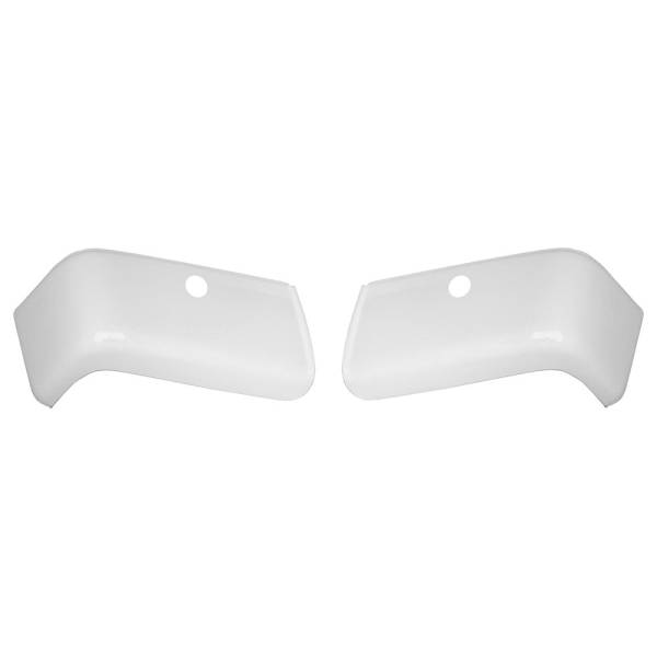 BumperShellz - BumperShellz BG3010 Rear Delete Truck Bumper Cap Kit for Chevy and GMC Silverado and Sierra 1500/2500HD/3500 2007-2013 -  GM Olympic White