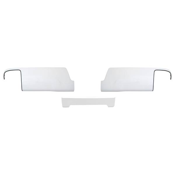 BumperShellz - BumperShellz BK1010 Rear Bumper Covers for Chevy and GMC Silverado and Sierra 1500/2500HD/3500 2014-2018 - GM Summit White