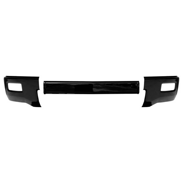 BumperShellz - BumperShellz BK0301 Front Bumper Covers and Overlays for Chevy Silverado 1500 2014-2015 - Gloss Black