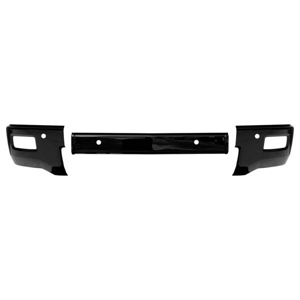 BumperShellz - BumperShellz BK0401 Front Bumper Covers and Overlays for Chevy Silverado 1500 2014-2015 - Gloss Black