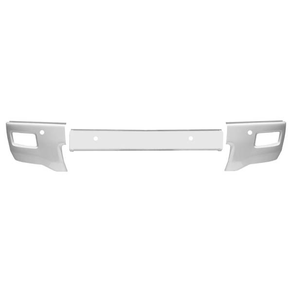 BumperShellz - BumperShellz BK0410 Front Bumper Covers and Overlays for Chevy Silverado 1500 2014-2015 - GM Summit White