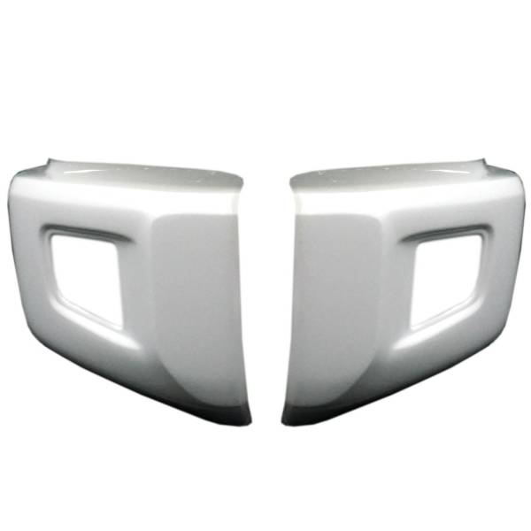 BumperShellz - BumperShellz DU01SW Front Bumper Covers and Overlays for Toyota Tundra 2014-2021 - Super White II