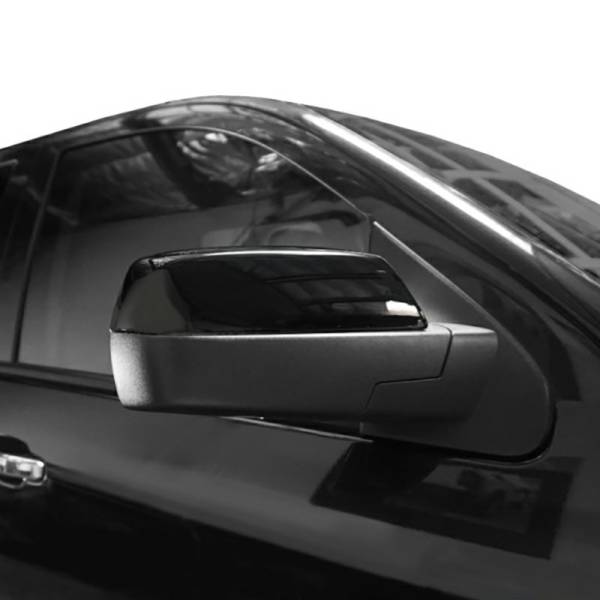 Shellz - Shellz MBK01 Mirror Covers for Chevy Silverado 1500 2014-2018 - Gloss Black