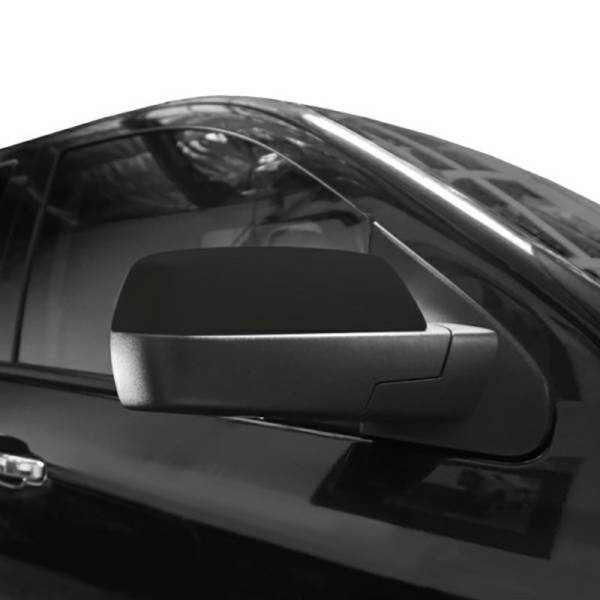 Shellz - Shellz MBK02 Mirror Covers for Chevy Silverado 1500 2014-2018 - Matte Black