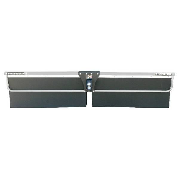 Towtector - Towtector 27814-T4AL Tier 4 78" x 14" Aluminum Maximum Duty Single Rubber Flap and Brush Strip with 2" Hitch