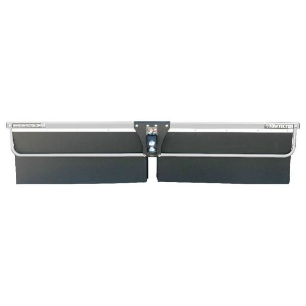 Towtector - Towtector 27822-T4AL Tier 4 78" x 22" Aluminum Maximum Duty Single Rubber Flap and Brush Strip with 2" Hitch