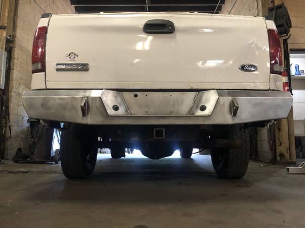 Affordable Offroad - Affordable Offroad 99-16FordRear Elite Rear Bumper for Ford F-250/F-350 Super Duty 1999-2016 - Bare Steel
