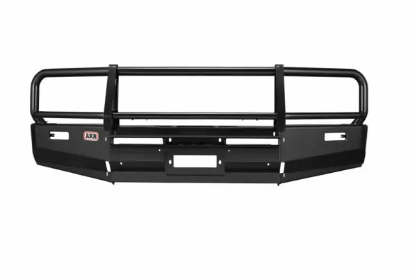 ARB 4x4 Accessories - ARB 3413050 Deluxe Winch Front Bumper with Bull Bar for Toyota Land Cruiser 1998-2002