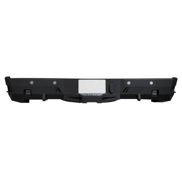 Chassis Unlimited - Chassis Unlimited CUB910381 Octane Rear Bumper without Sensor Holes for Chevy Silverado 2500HD/3500 2015-2019