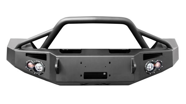 Fab Fours - Fab Fours FF09-H1952-1 Premium Front Bumper with Pre Runner Guard for Ford F-150 2009-2014