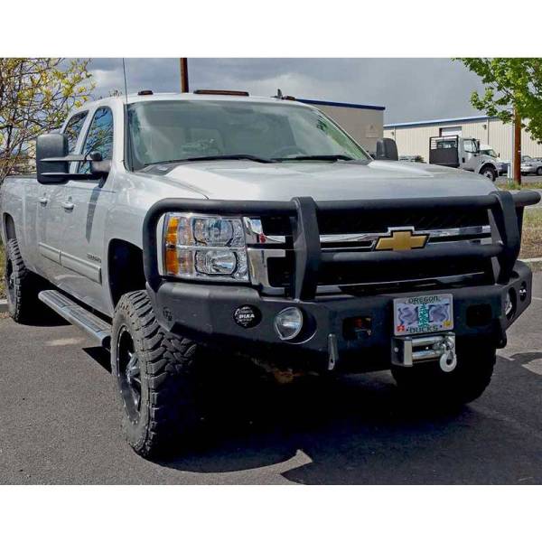TrailReady - TrailReady 10655G Winch Front Bumper with Full Guard for Chevy Tahoe 2015-2024