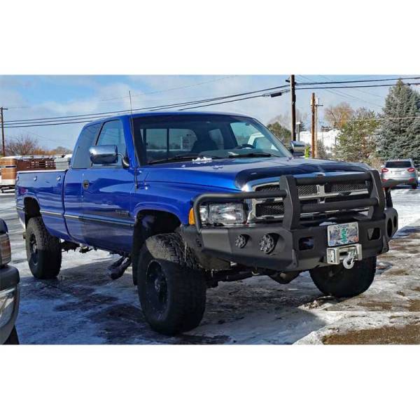 TrailReady - TrailReady 11300G Winch Front Bumper with Full Guard for Dodge Ram 1500/2500/3500 1994-2002