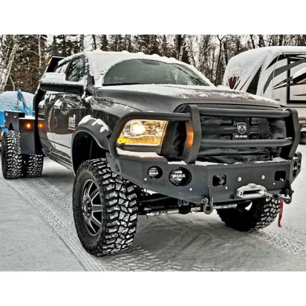 TrailReady - TrailReady 11752G Winch Front Bumper with Full Guard for Dodge Ram 4500/5500 2019-2024