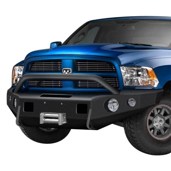 TrailReady - TrailReady 13430P Winch Front Bumper with Pre-Runner Guard for Toyota Tundra 2014-2021