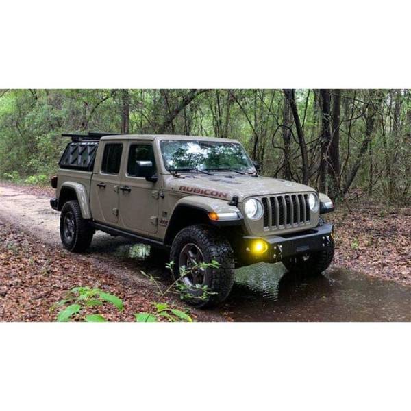TrailReady - TrailReady Jl 38515B Stubby Winch Front Bumper for Jeep Wrangler JL 2018-2021