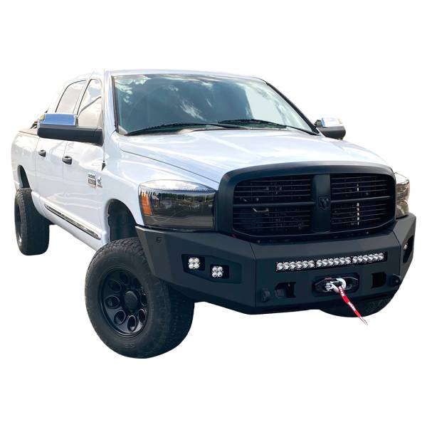 Chassis Unlimited - Chassis Unlimited CUB980021 Attitude Series Winch Front Bumper for Dodge Ram 2500/3500 2006-2009