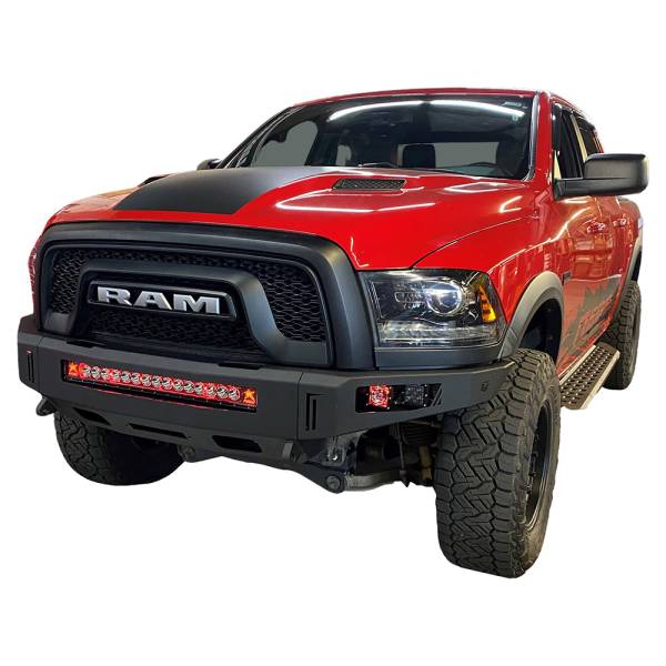Chassis Unlimited - Chassis Unlimited CUB940661 Octane Series Winch Front Bumper for Dodge Ram Rebel 2015-2018