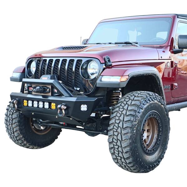 Chassis Unlimited - Chassis Unlimited CUB940581 Octane Series Front Bumper for Jeep Gladiator/Wrangler JL 2020-2023
