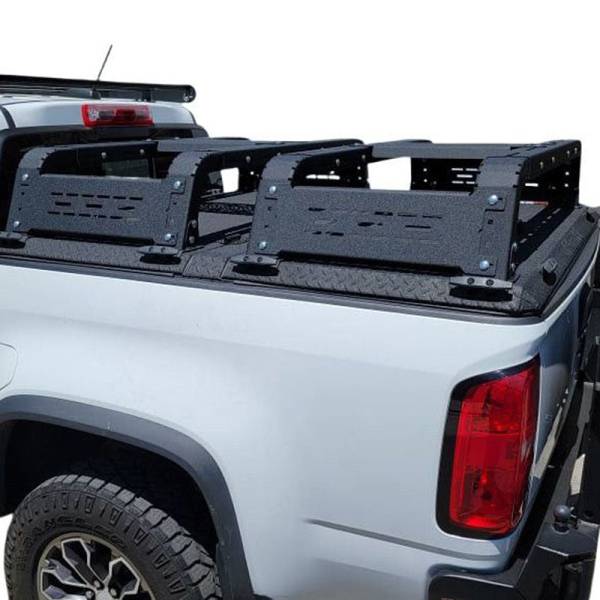 Chassis Unlimited - Chassis Unlimited CUB970201 12" Thorax Bed Rack System for Chevy Colorado and GMC Canyon 2015-2020