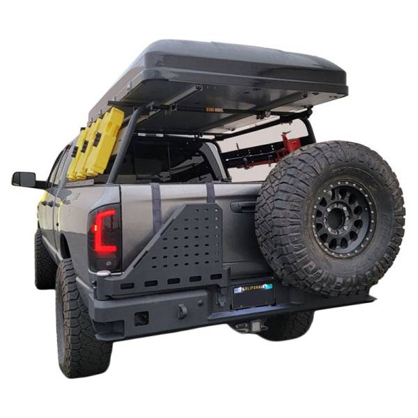 Chassis Unlimited - Chassis Unlimited CUB960021 Octane Series Dual Swing Out Rear Bumper for Dodge Ram 2500/3500 2003-2009