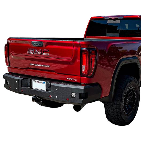 Chassis Unlimited - Chassis Unlimited CUB510570 Fuel Series Rear Bumper with Sensor Cutouts for GMC Sierra 2500HD/3500 2020-2023