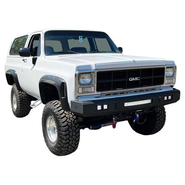 Chassis Unlimited - Chassis Unlimited CUB900291 Octane Series Front Bumper for Chevy Blazer/K1500/K2500/K3500/Surburban and GMC Jimmy 1973-1991