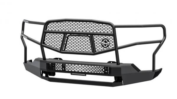 Ranch Hand - Ranch Hand MFG19HBM1 Midnight Front Bumper with Grille Guard for GMC Sierra 1500 2019-2021