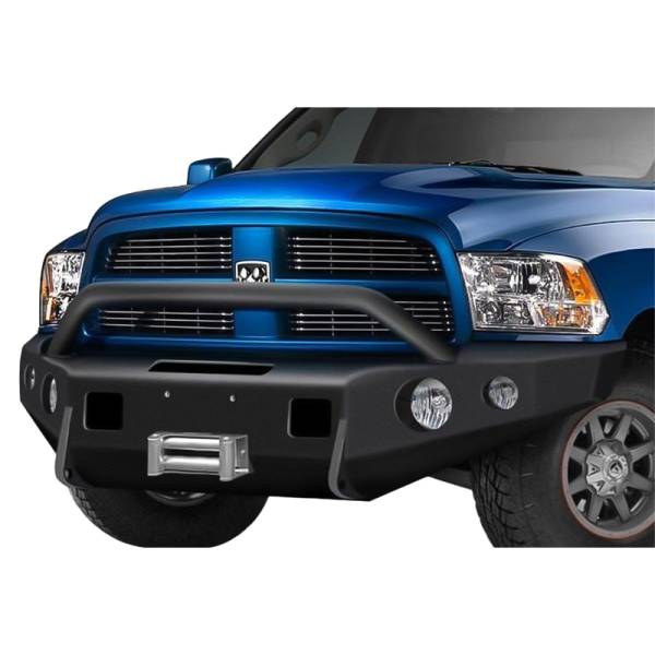 TrailReady - TrailReady 12415P Pre-Runner Guard Winch Front Bumper with Adaptive Cruise for Ford F-250/F-350 Superduty 2023-2024