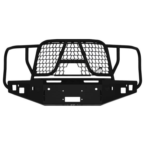 Hammerhead Bumpers - Hammerhead Bumpers 600-56-1098 Frontier Winch Front Bumper with Full Brush Guard for Ford F-250/F-350/F-450/F-550 2023